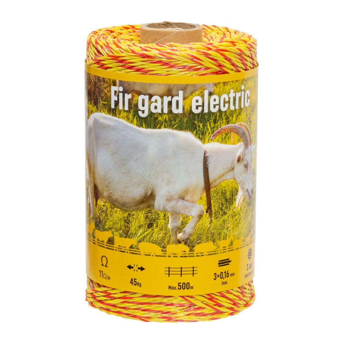 Fir gard electric - 250 m - 45 kg - 11 Ω/m