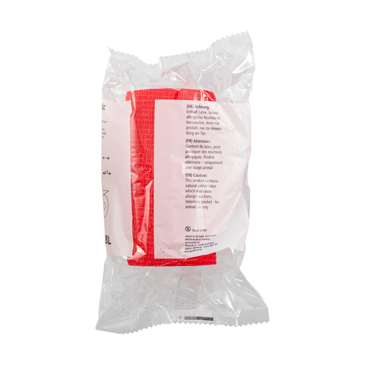 Bandaj pentru copite, Vetlastic, roșu, 450 × 10 cm