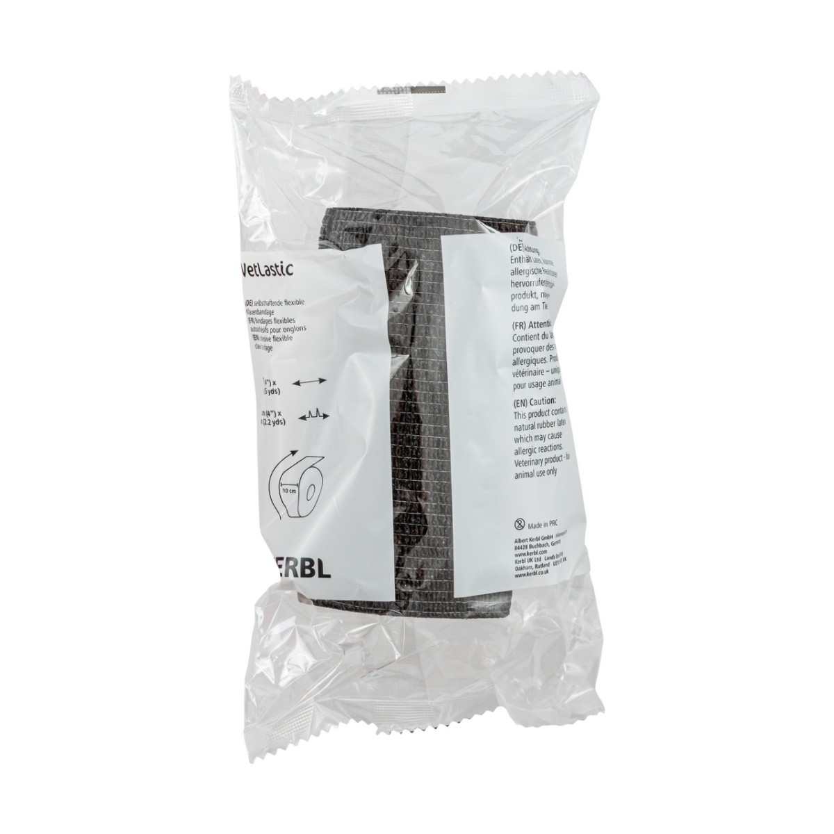 Bandaj pentru copite, Vetlastic, negru, 450 × 10 cm