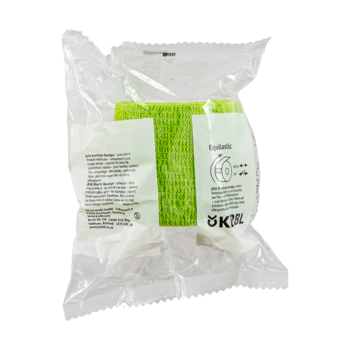 Bandaj pentru copite, Equilastic, verde, 450 × 5 cm
