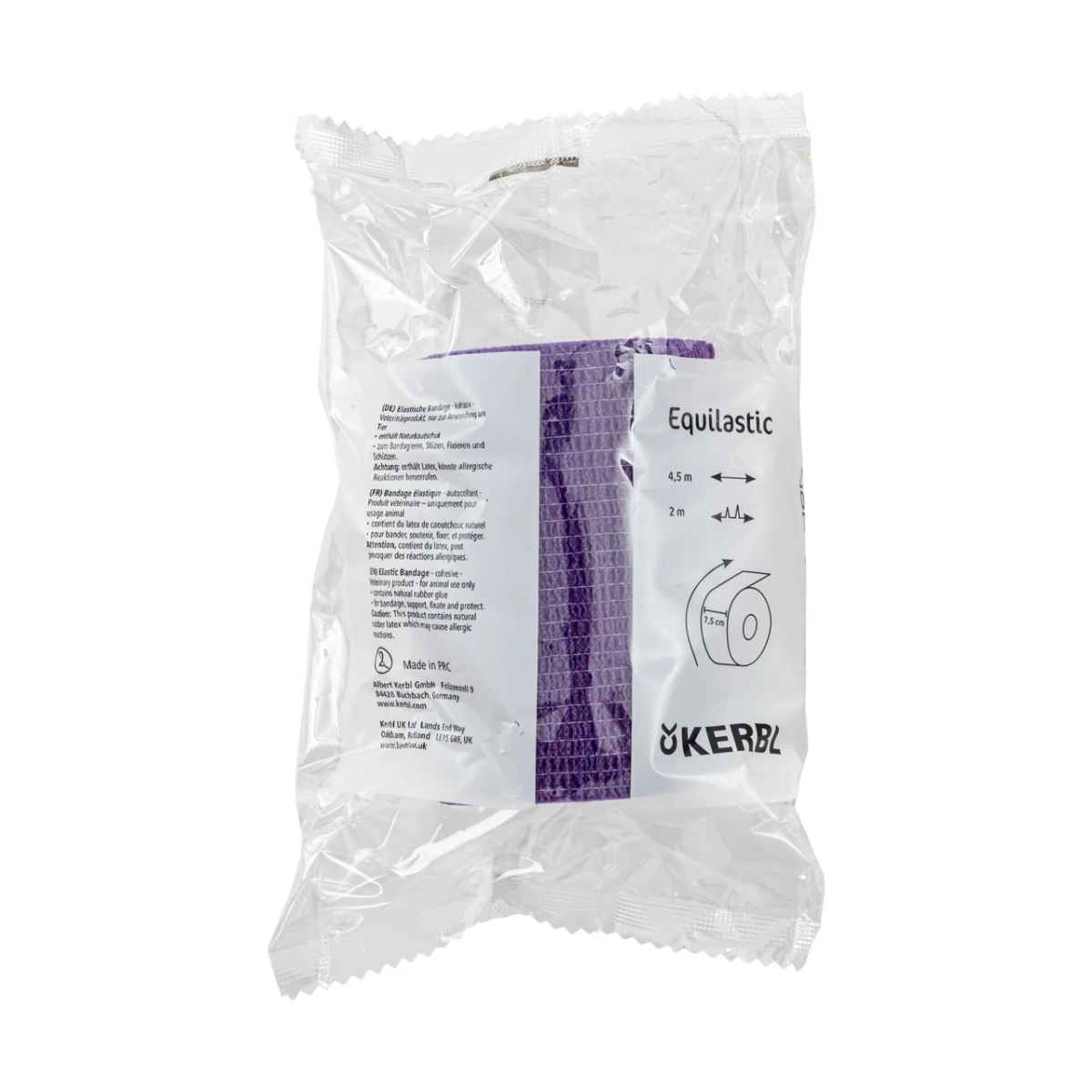 Bandaj pentru copite, Equilastic, violet, 450 × 7,5 cm :: Violet