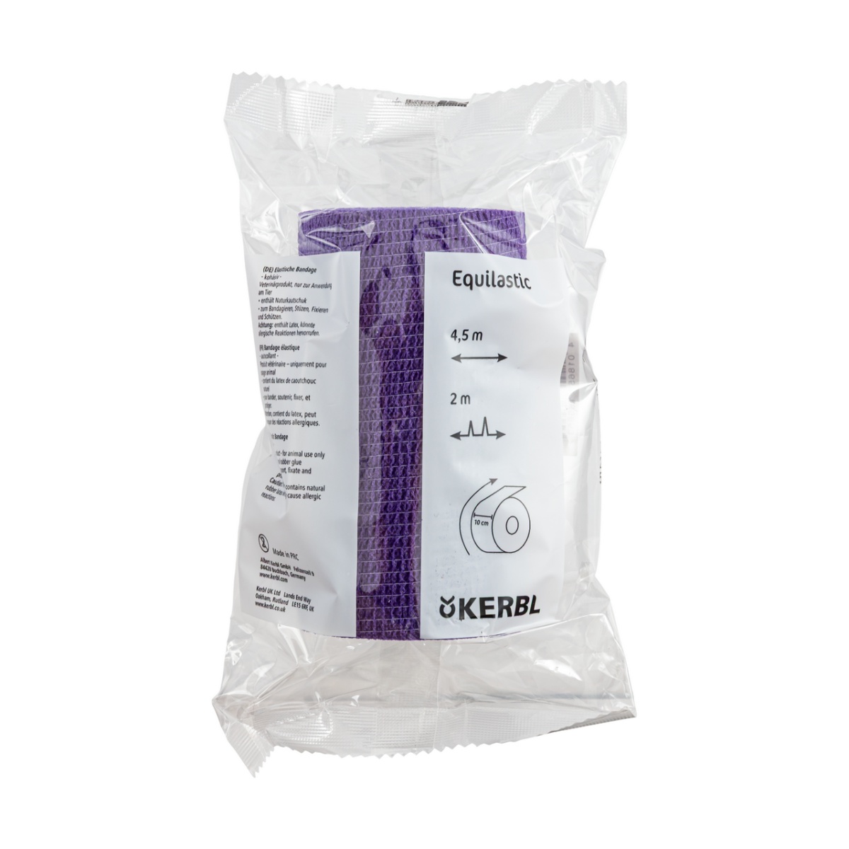 Bandaj pentru copite, Equilastic, violet, 450 × 10 cm