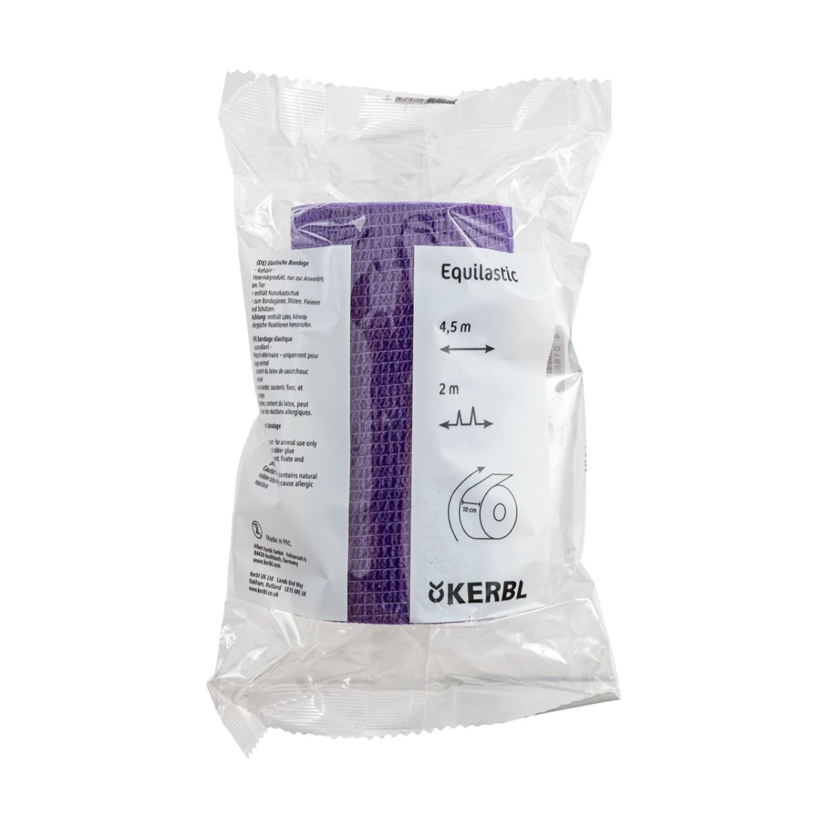 Bandaj pentru copite, Equilastic, violet, 450 × 10 cm :: Violet