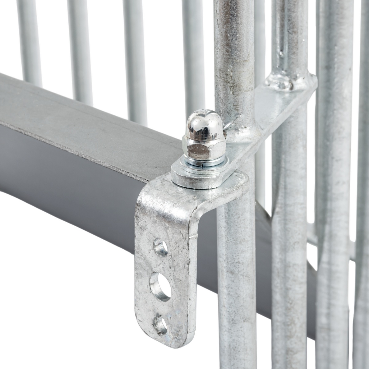 Iesle metalică pentru fân, montabilă pe perete, 81 × 114 cm