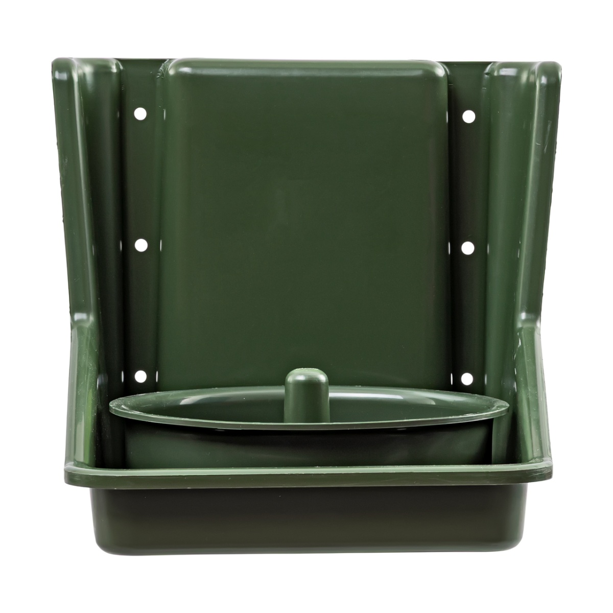 Suport pentru sare, cu inserție rotundă, verde închis