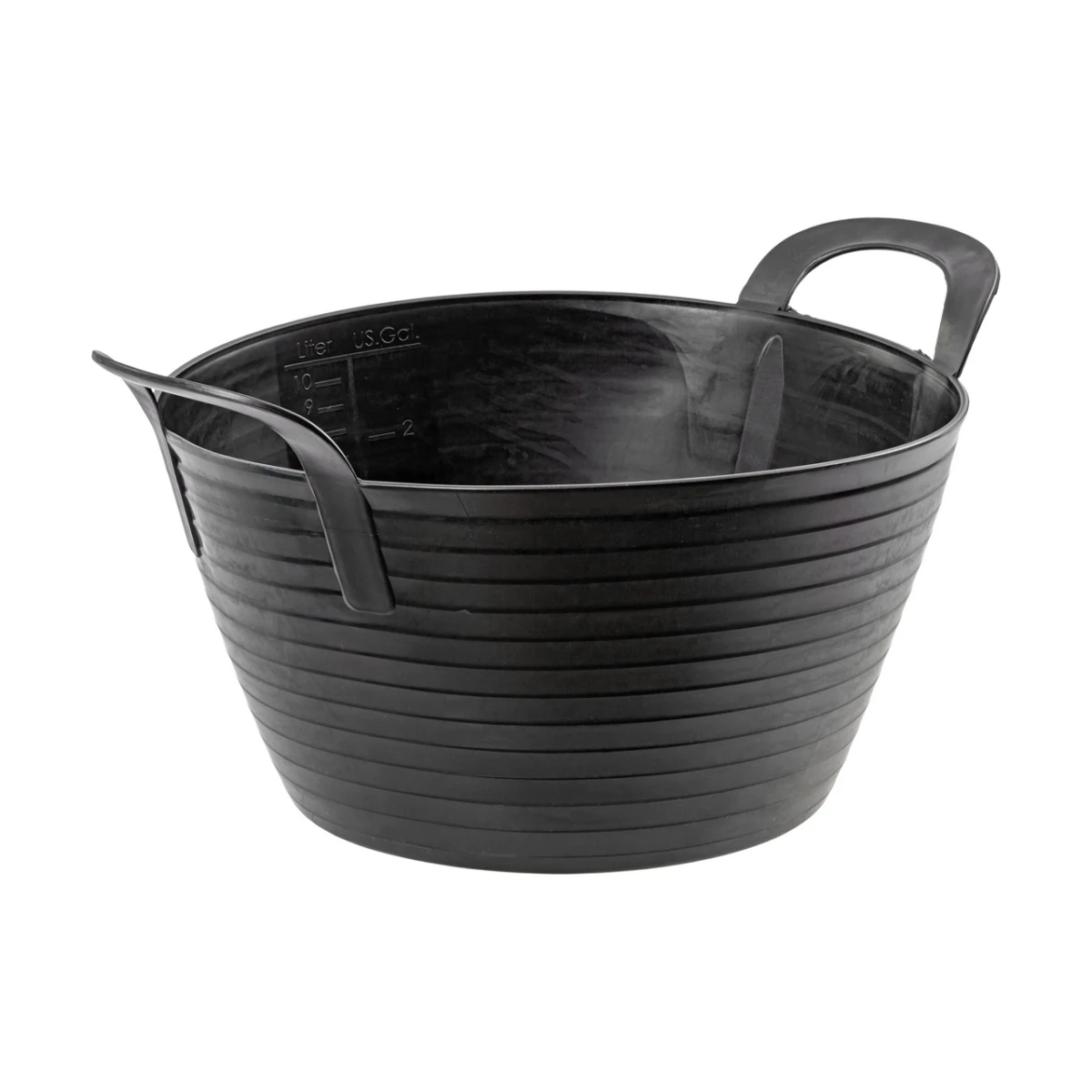 Găleată flexibilă, plastic, Flexbag, negru, 12 litri :: Negru