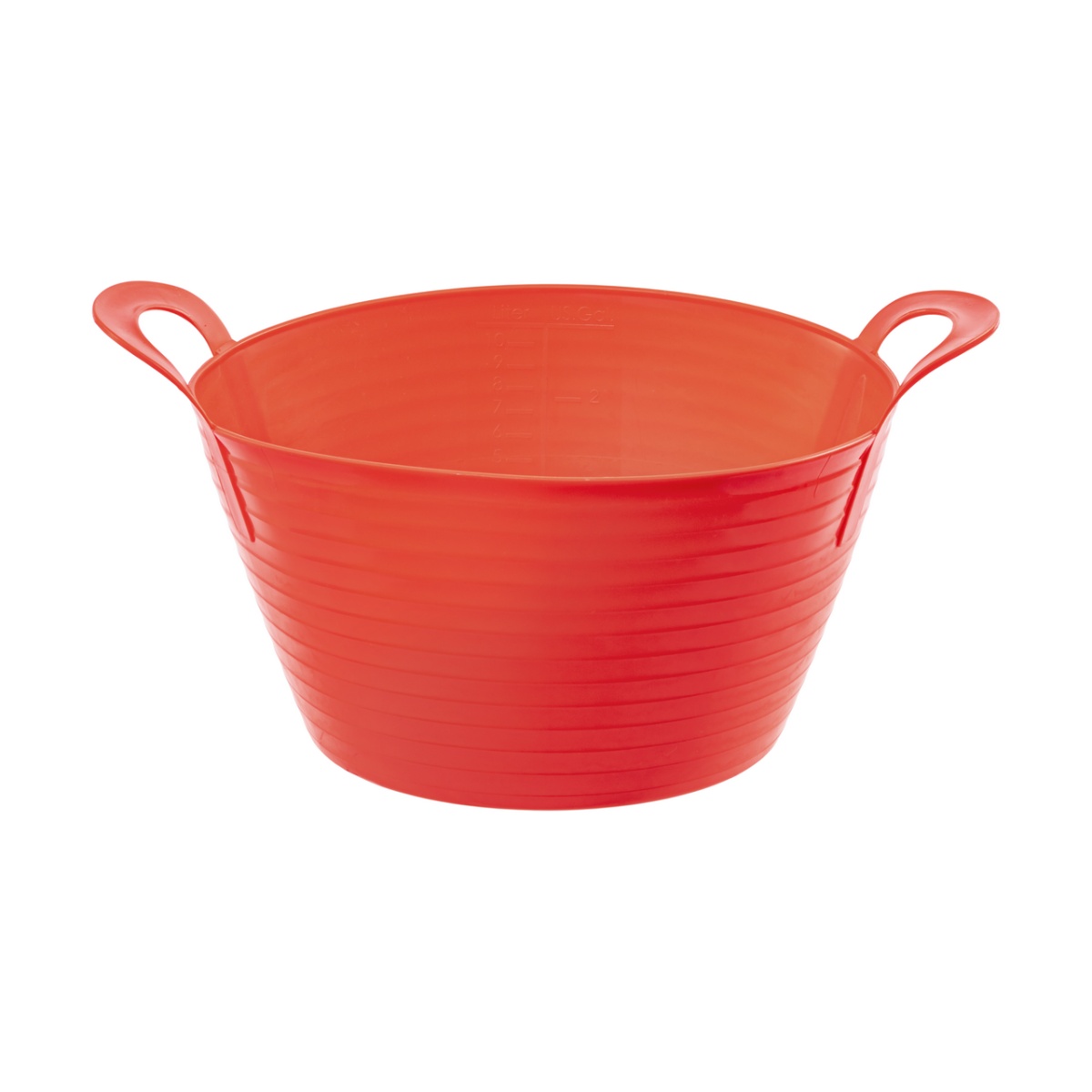 Găleată flexibilă, plastic, Flexbag, roșu, 12 litri