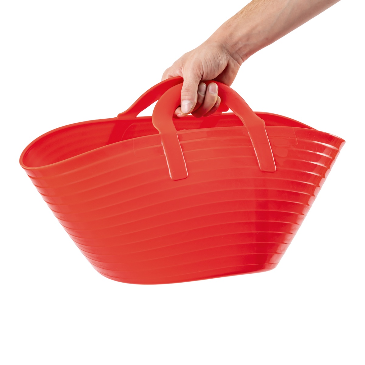 Găleată flexibilă, plastic, Flexbag, roșu, 12 litri