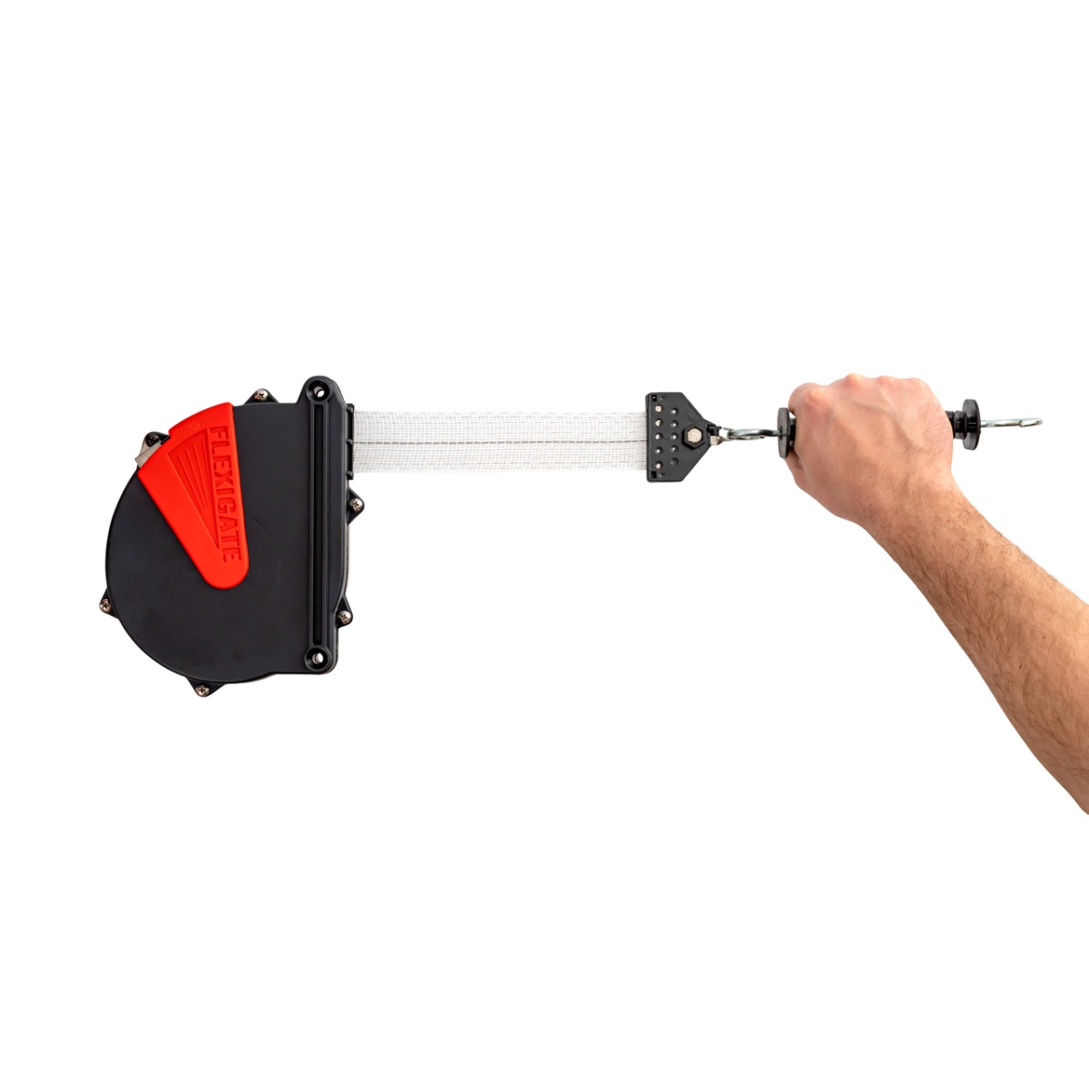 Set poartă cu bandă 40 mm pentru gard electric, Ako Flexigate, 7,5 m