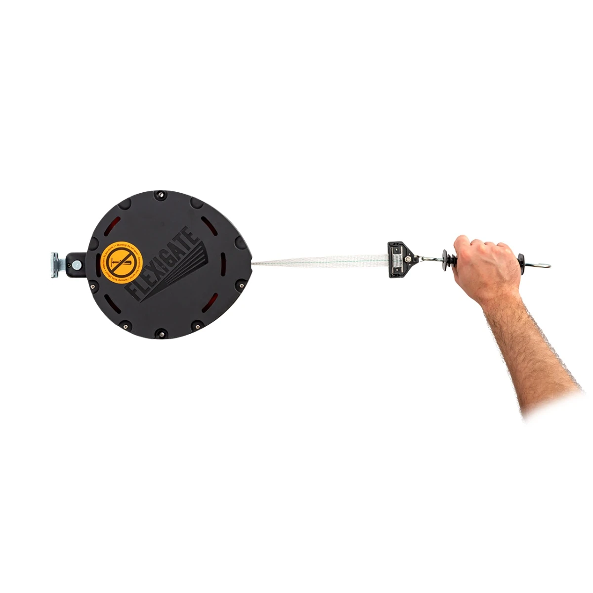 Set poartă cu bandă 20 mm pentru gard electric, Ako Flexigate, 19 m