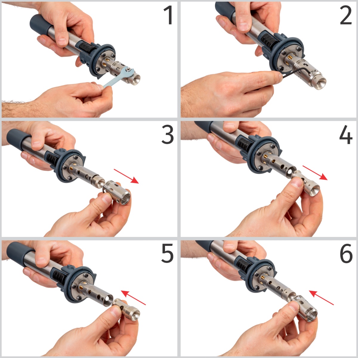 Ecornator cu gas, Portasol 3, cu cap de Ø18,5 mm