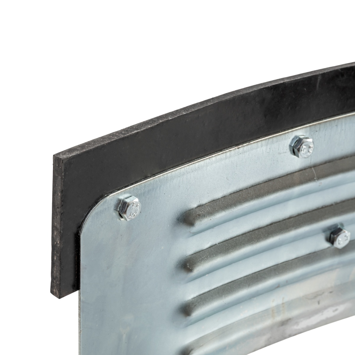 Racletă curbată pentru curățarea bălegarului, zincată, 66 cm