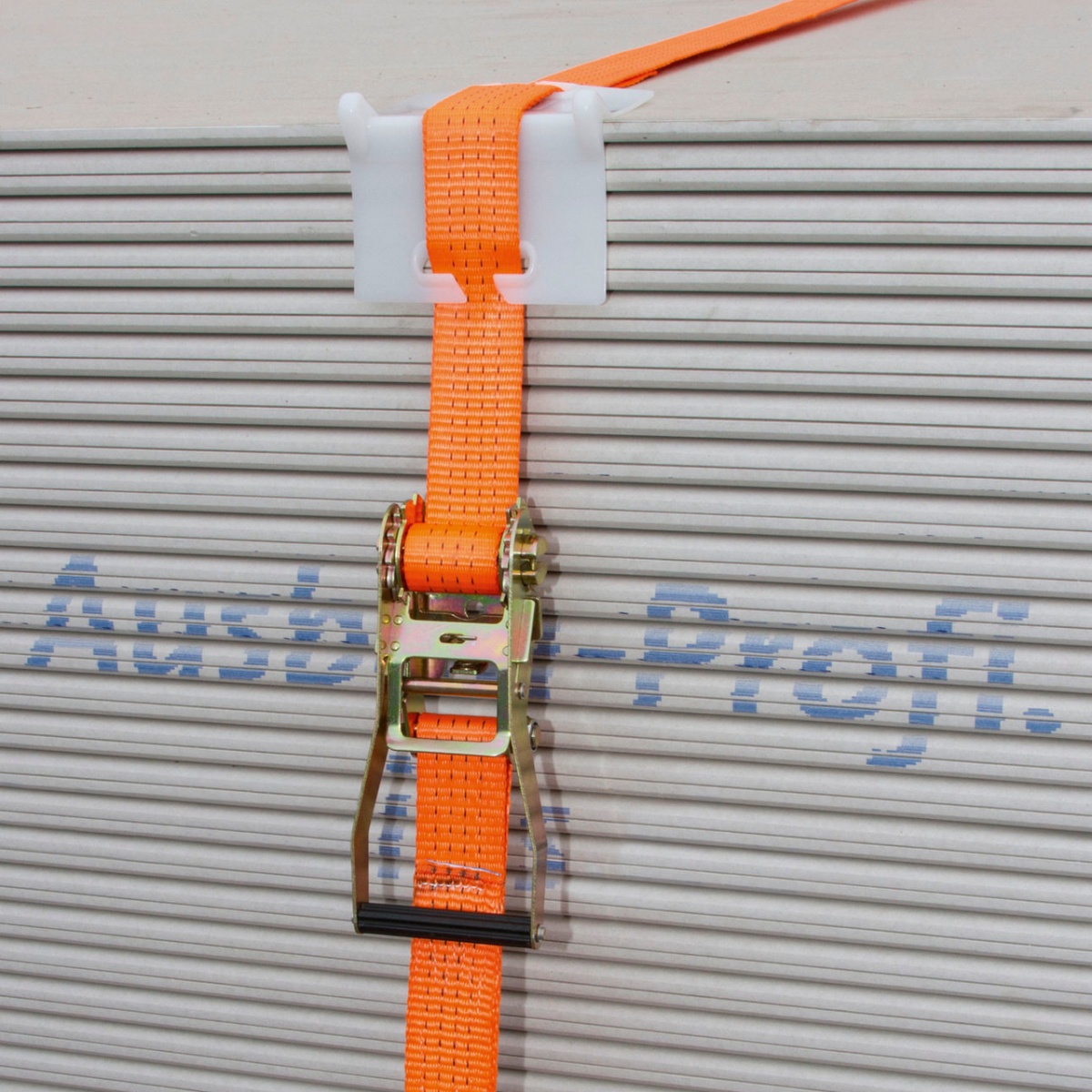 Chingă de ancoraj cu clichet, portocaliu, 4000 kg, 50 mm × 6 m