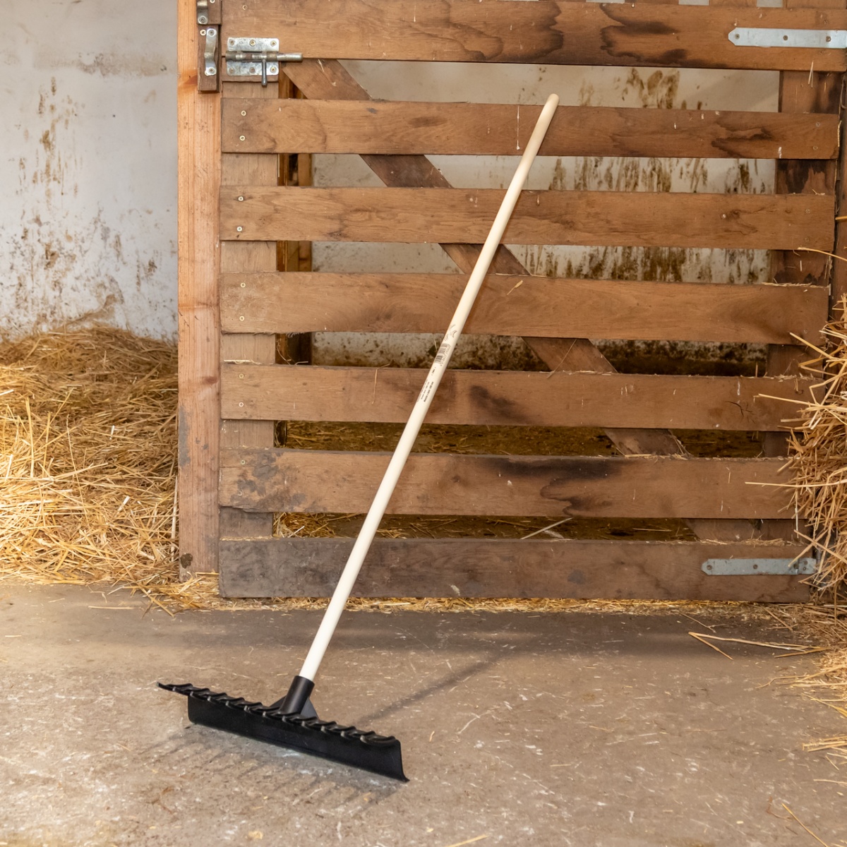 Racletă-greblă dreaptă pentru curățarea bălegarului, 40 cm