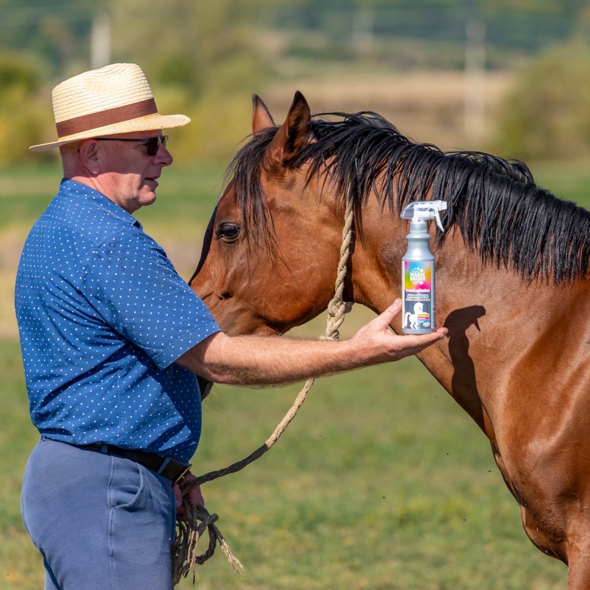 Spray pentru îngrijirea coamei, aromă FruitExplosion, MagicBrush, 500 ml
