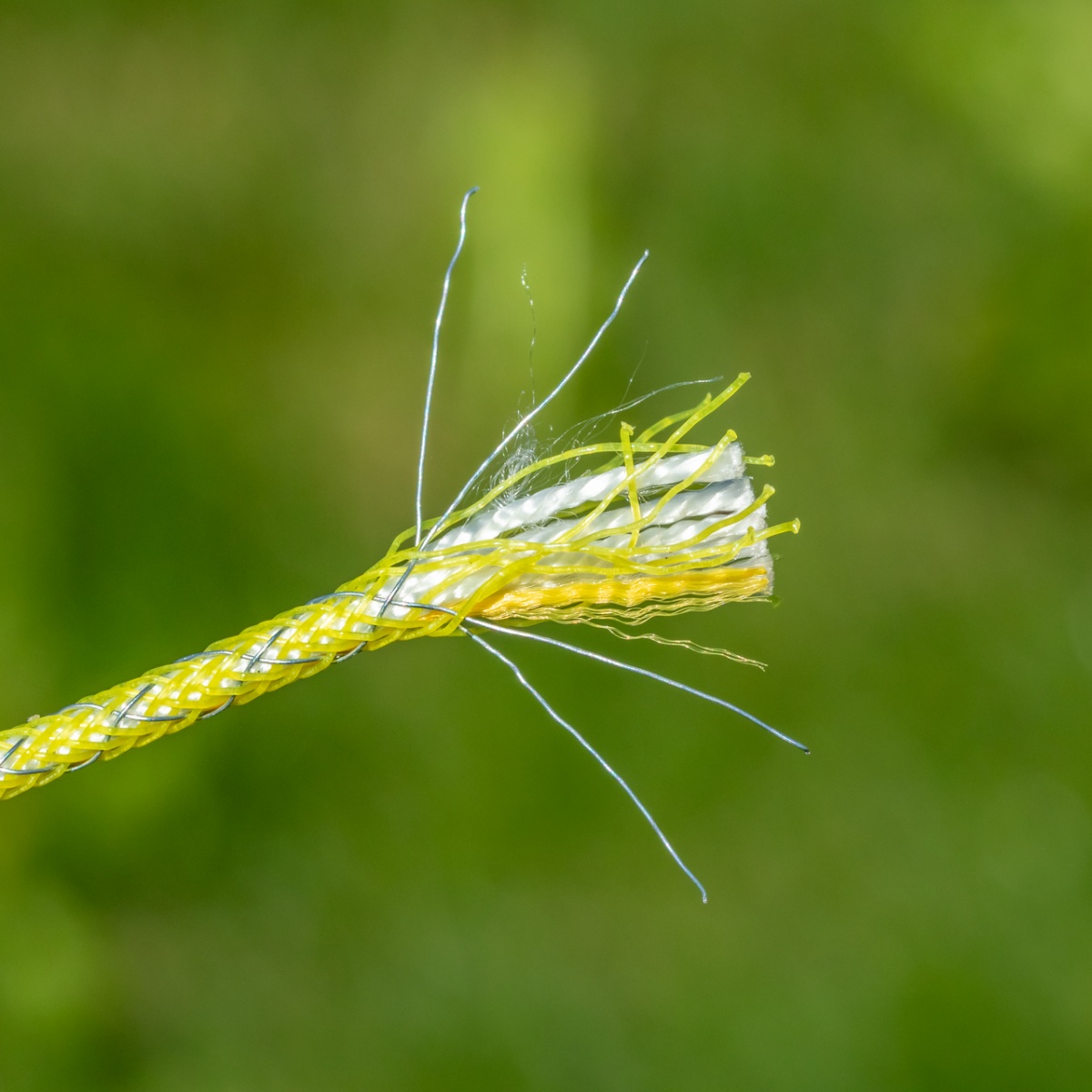 Frânghie gard electric țesut - 400 m - 400 kg - 0,65 Ω/m