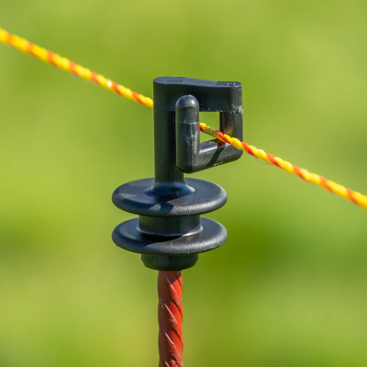 Izolator de schimb pentru stâlp din oțel rotund Ø8 mm, 25 buc.