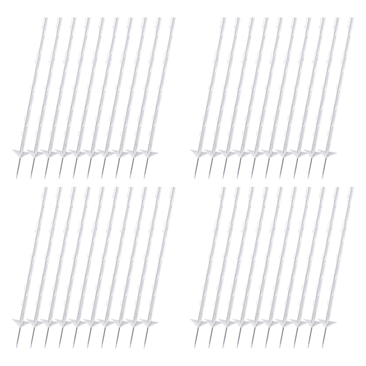 Stâlp plastic, 105 cm, 40 buc.