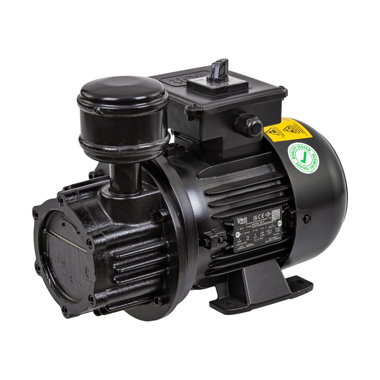 Pompă de vid uscat pentru aparate de muls, 210 litri/min, 230 V, 550 W