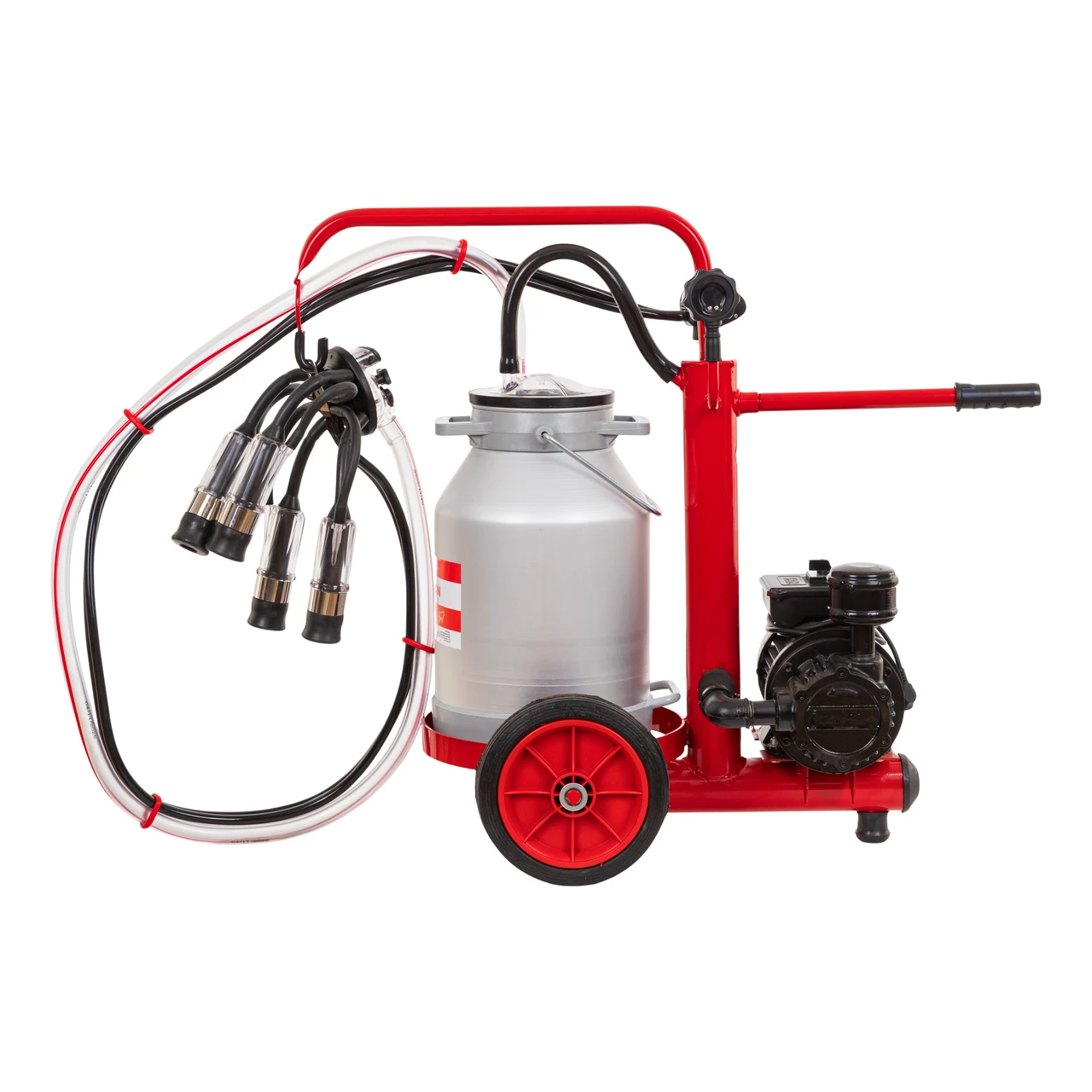 Aparat de muls vaci, pompă uscată, 1 bidon aluminiu de 25 litri, eco